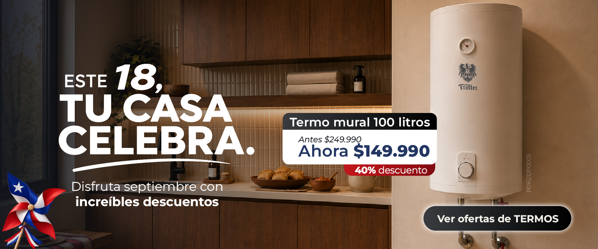 Promoción de termos eléctricos Albin Trotter